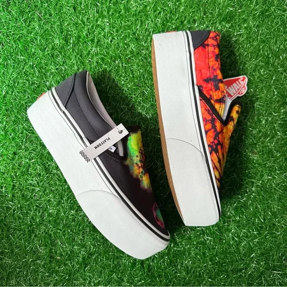 Vans Classic Slip On Paradoxical Black PLATFORM - Picture 4 of 7